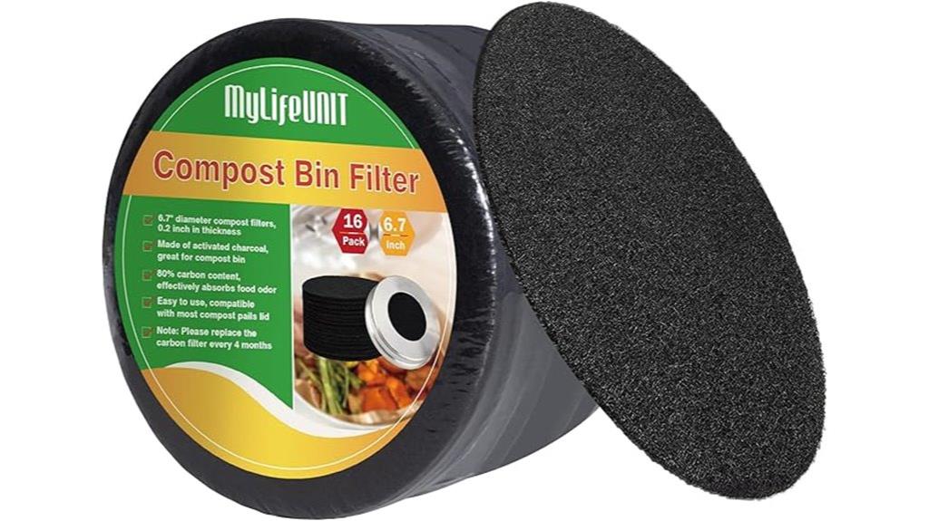 charcoal filter for compost