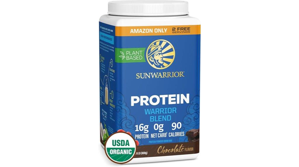 chocolate organic plant protein