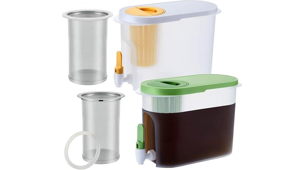 cold brew dispenser set