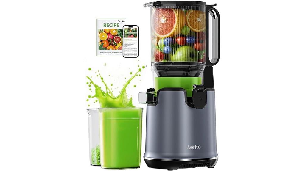 cold press juicer chute