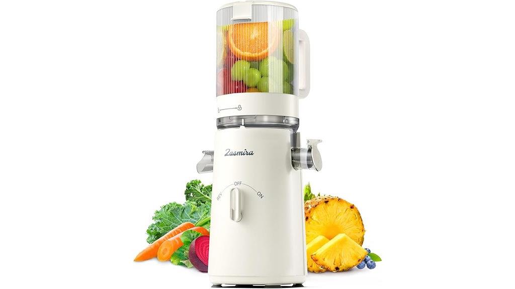 cold press juicer large chute