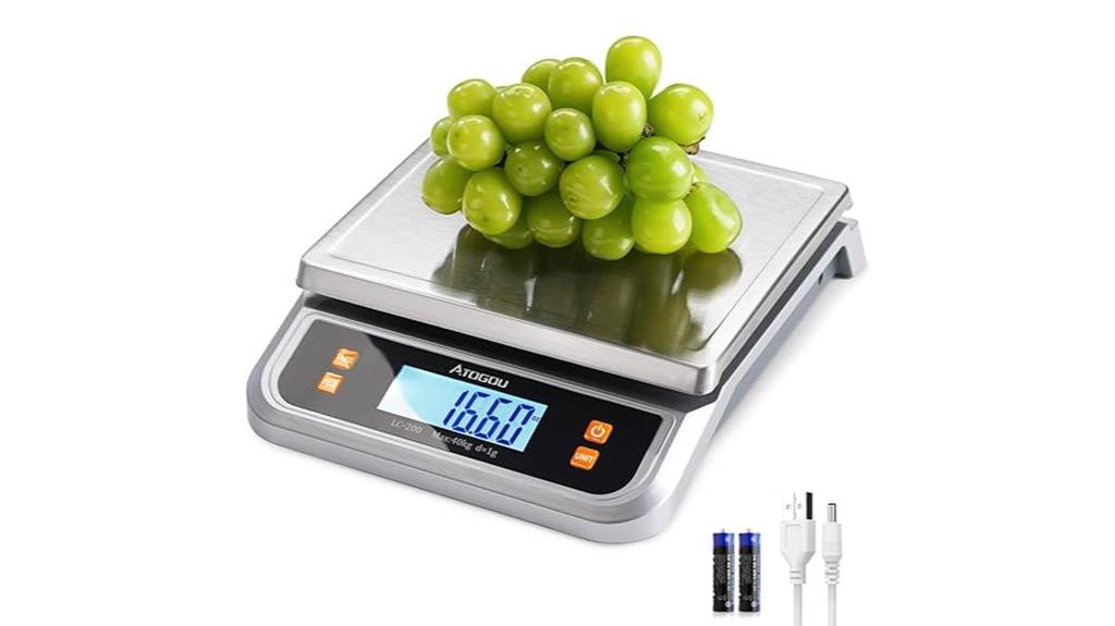 commercial kitchen food scale