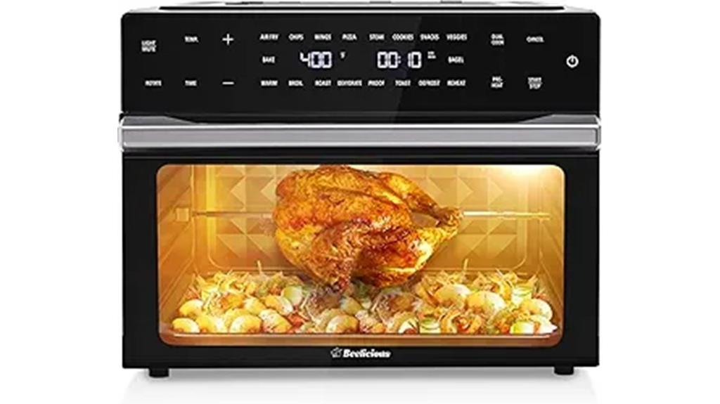 compact black air fryer