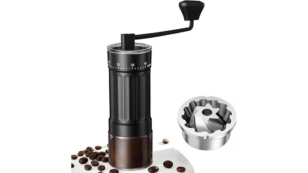 compact stainless steel grinder