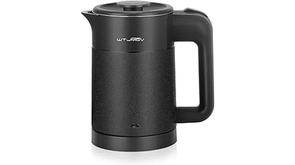 compact stainless steel kettle