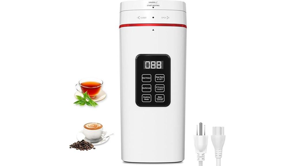 compact stainless steel kettle