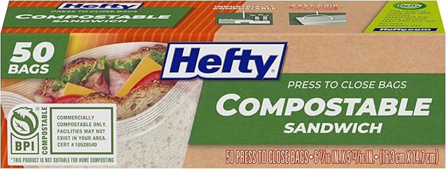 compostable sandwich bags pack