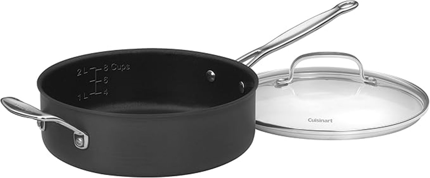 cuisinart 3 5 quart saute pan