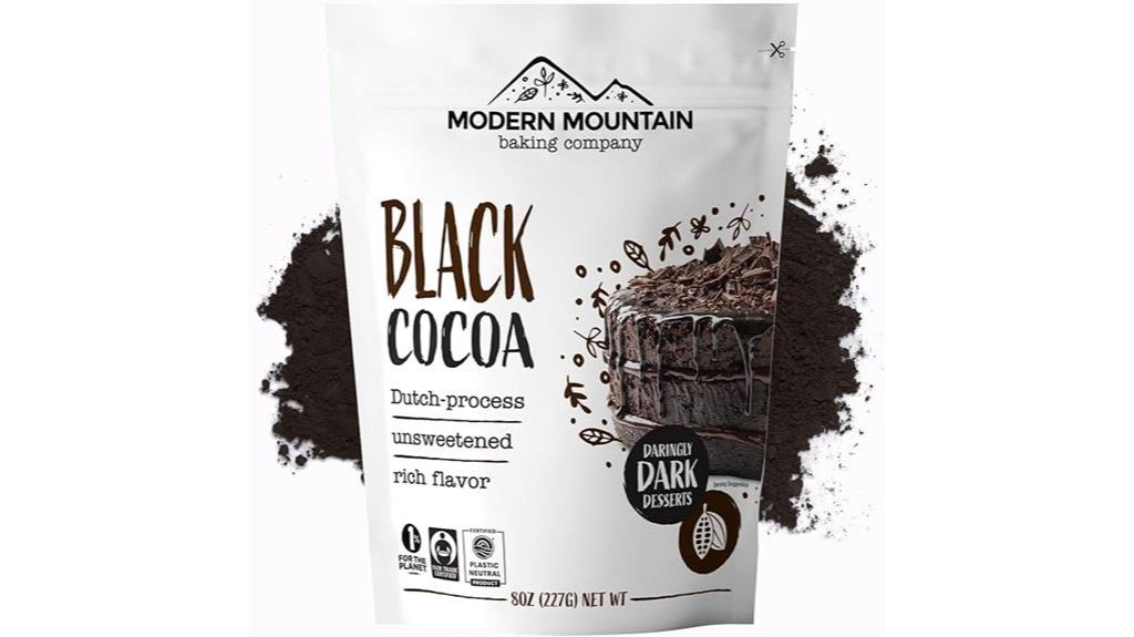 dark cocoa powder for baking