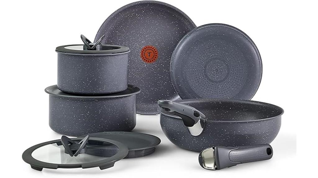 detachable handle cookware set