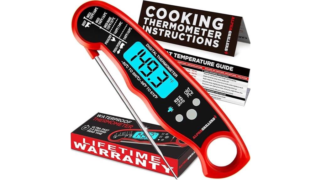 digital grilling meat thermometer