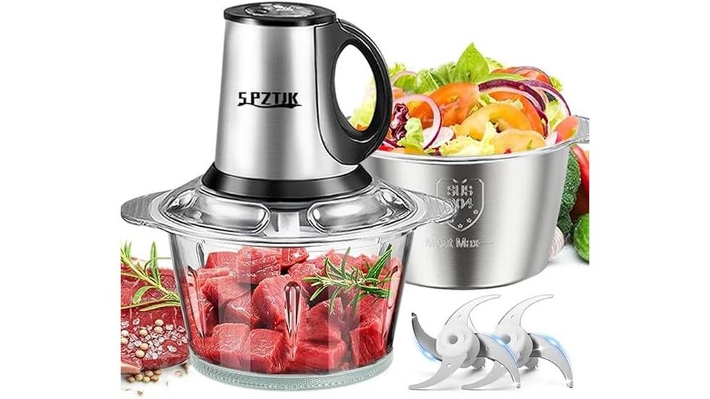 dual bowl food processor