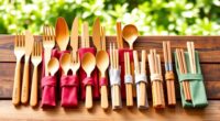 eco friendly bamboo cutlery sets