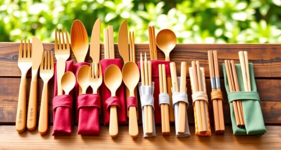 eco friendly bamboo cutlery sets