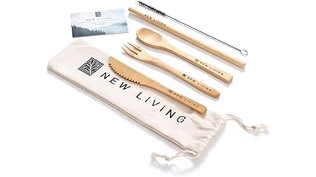 eco friendly bamboo travel kit