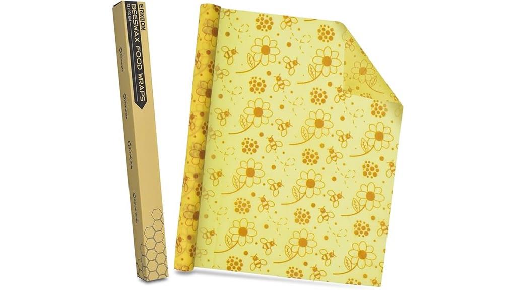 eco friendly beeswax food wraps