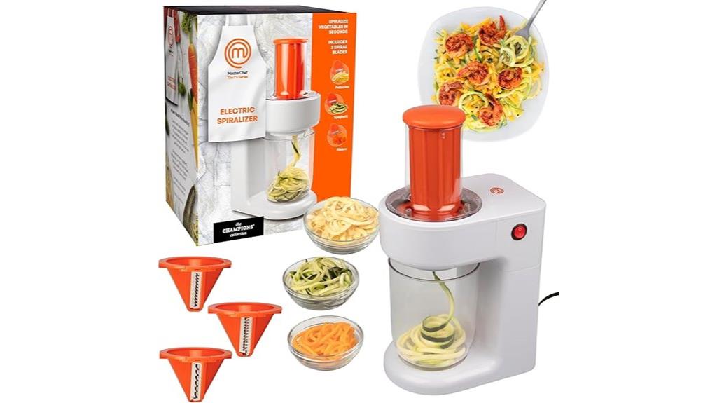electric 3 in 1 spiralizer
