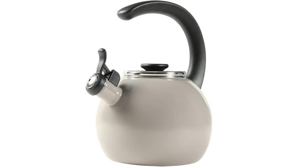enamel steel whistling kettle
