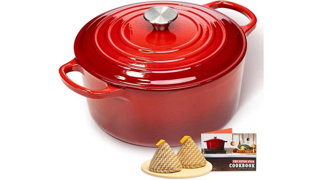 enamelled 5 5 quart dutch oven