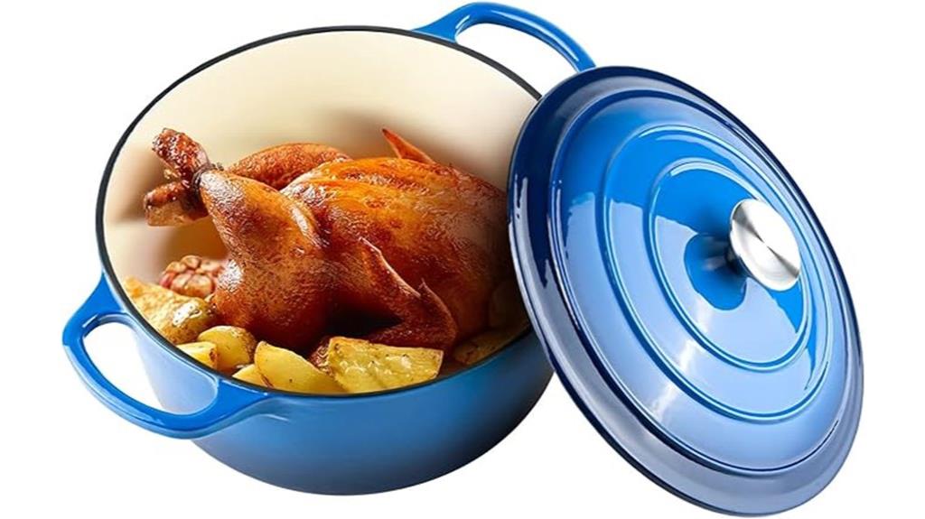 enamelled 6 quart dutch oven