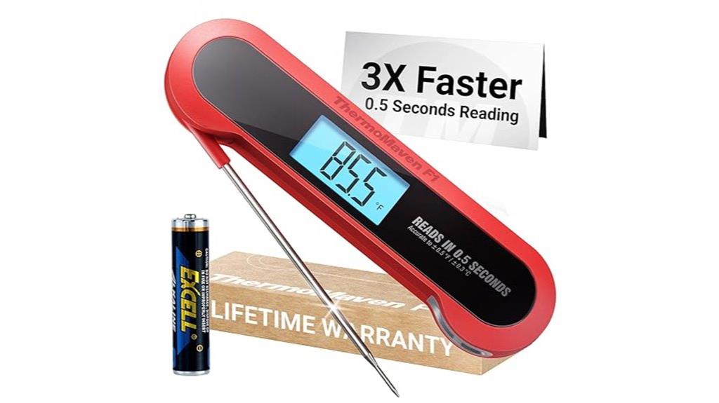 fast waterproof certified thermometer