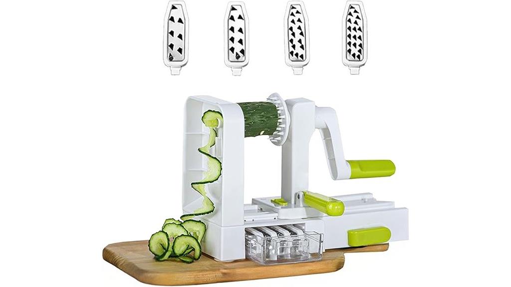 five blade spiralizer for veggies