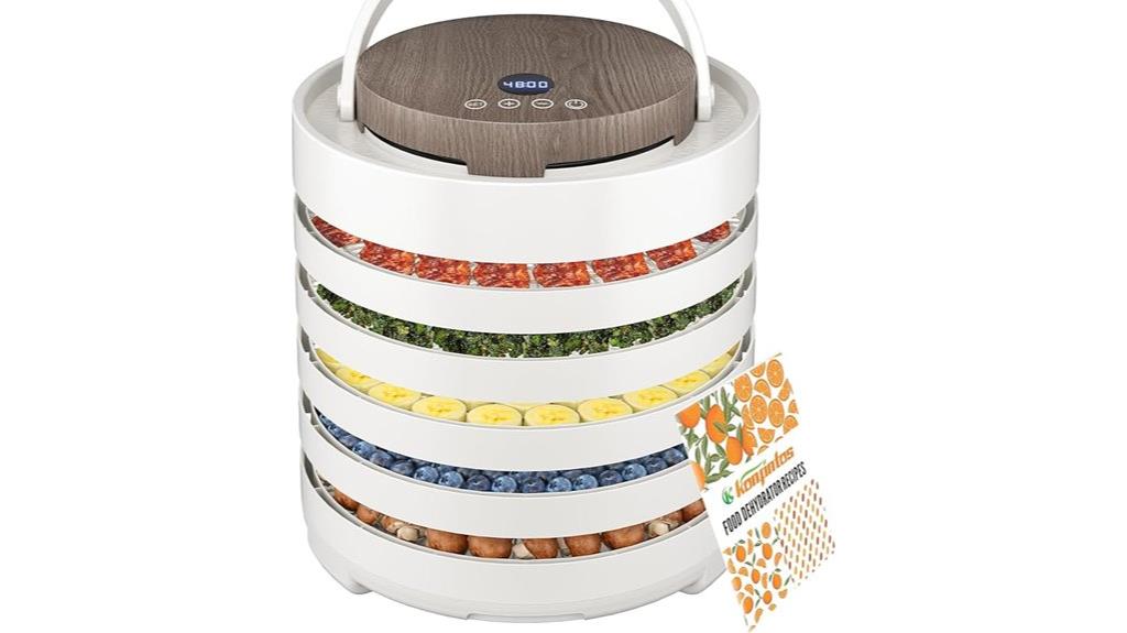 five tray digital dehydrator