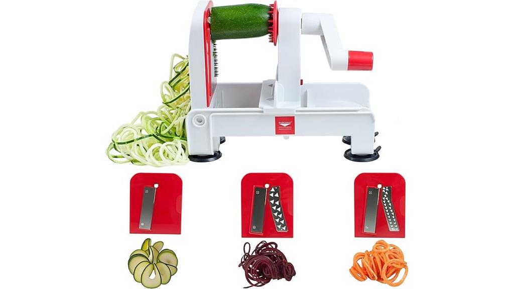 foldable vegetable spiralizer