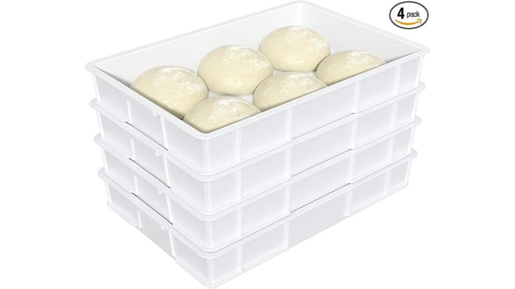 four pack pizza dough boxes