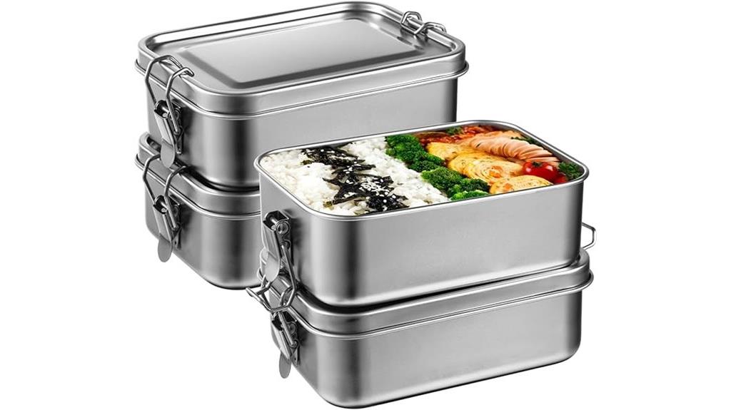 four piece stainless steel