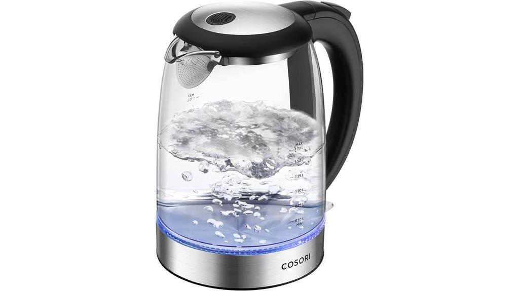 glass 1 7l electric kettle
