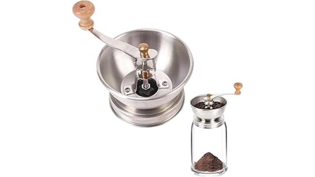 glass jar coffee grinder