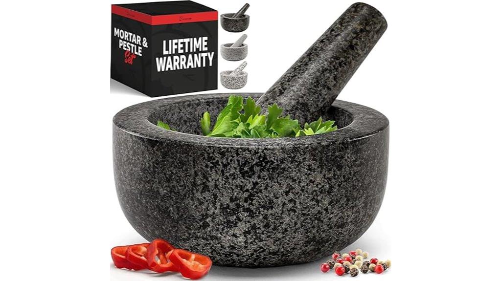 heavy duty granite mortar