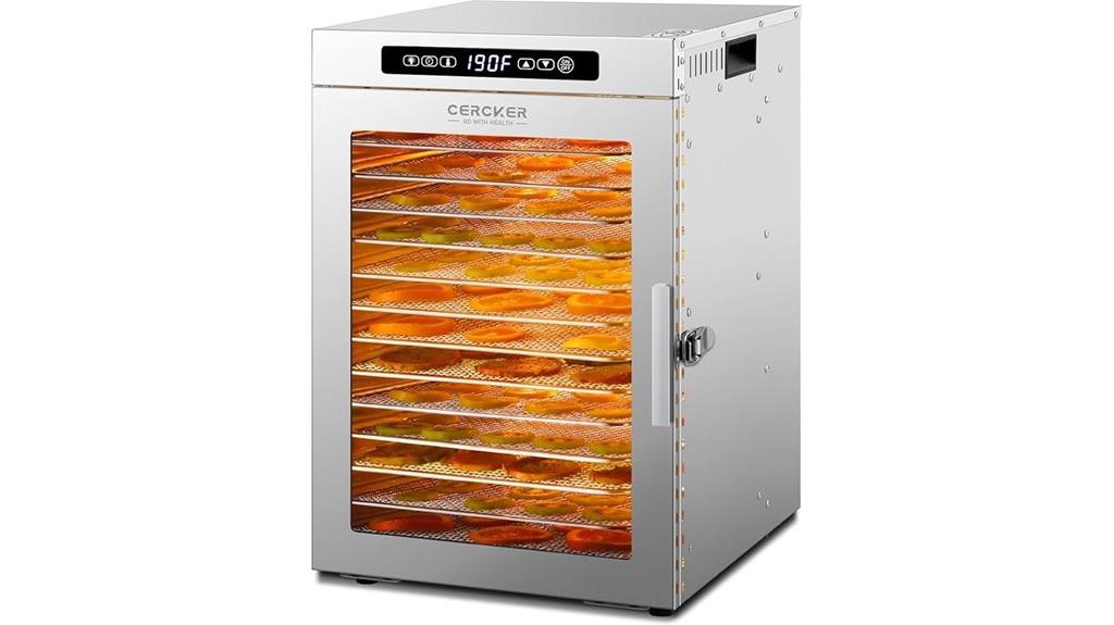 high capacity food dehydrator