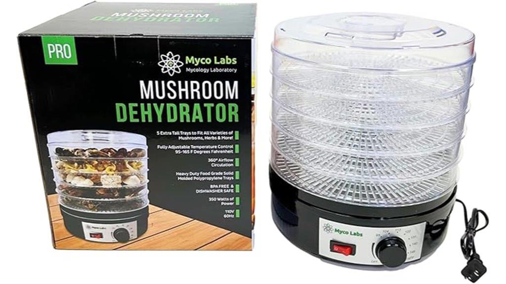 high power adjustable dehydrator