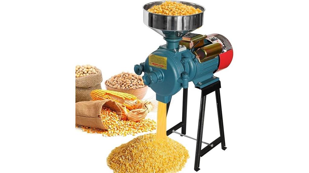 high power electric grain mill