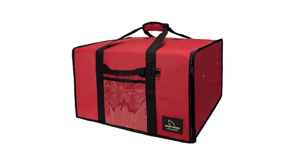 insulated pizza delivery bag
