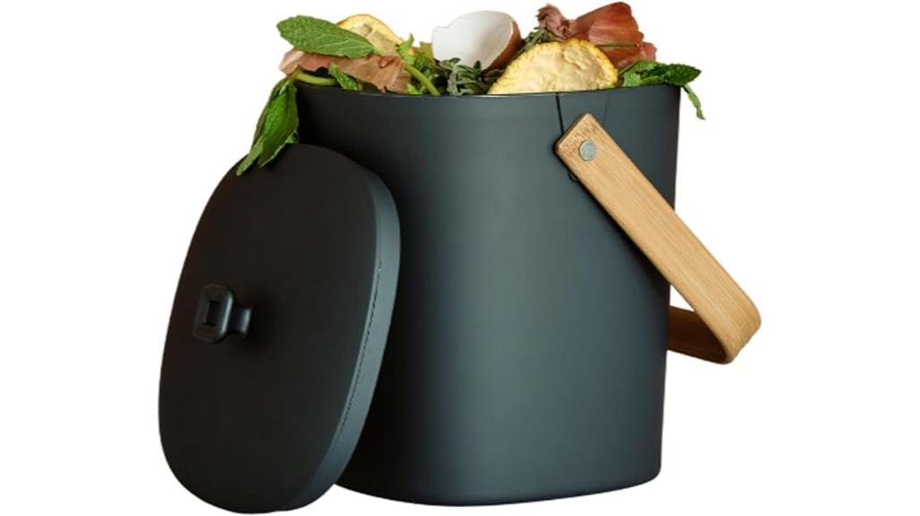 kitchen compost bin 1 gallon