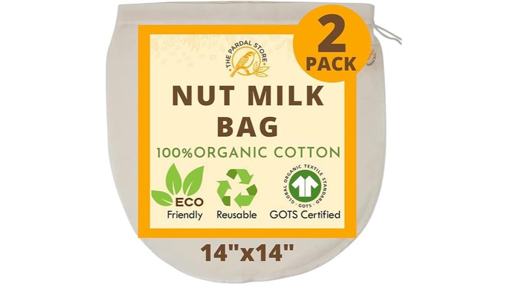 large 14x14 nut milk bag