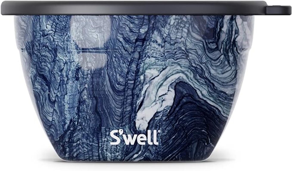 large azurite salad bowl