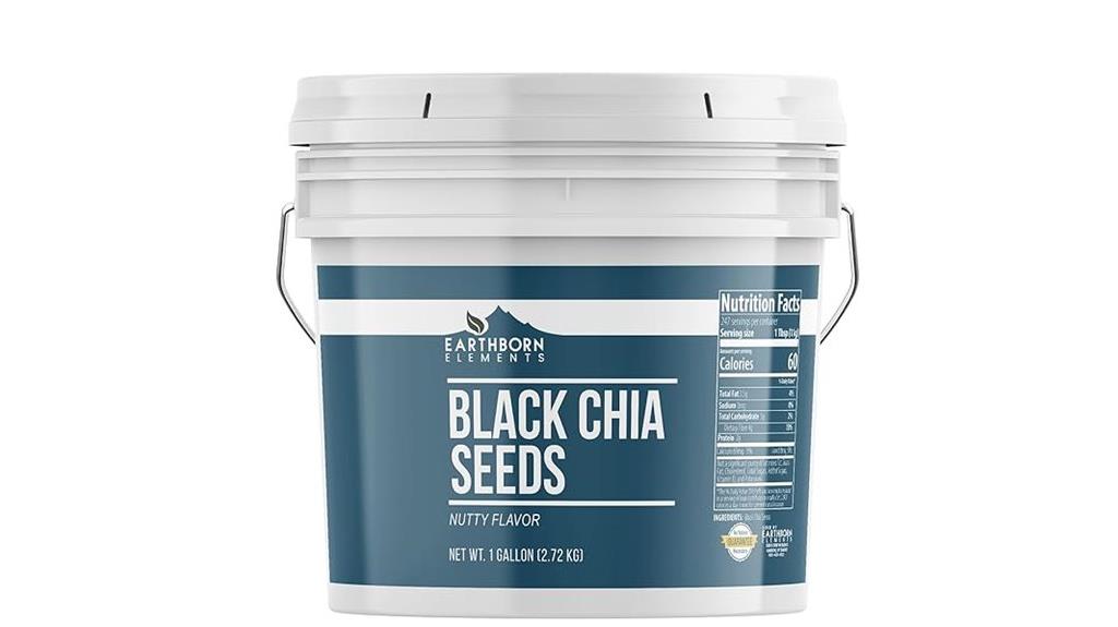 large gallon chia seed container