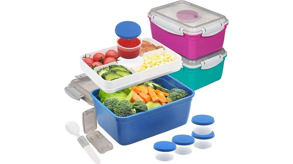 large salad container pack