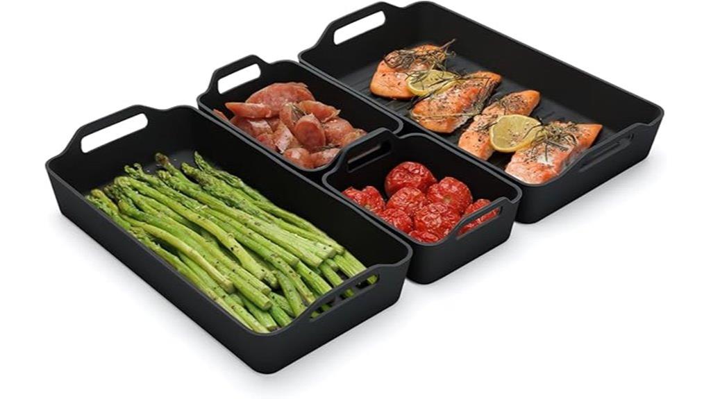 large silicone baking dividers