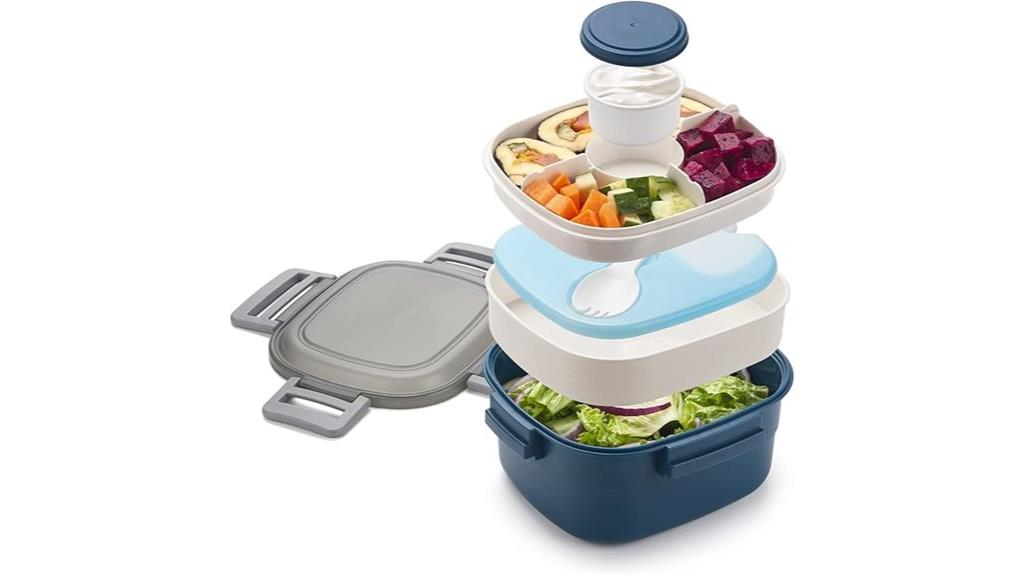 leakproof 52oz salad container
