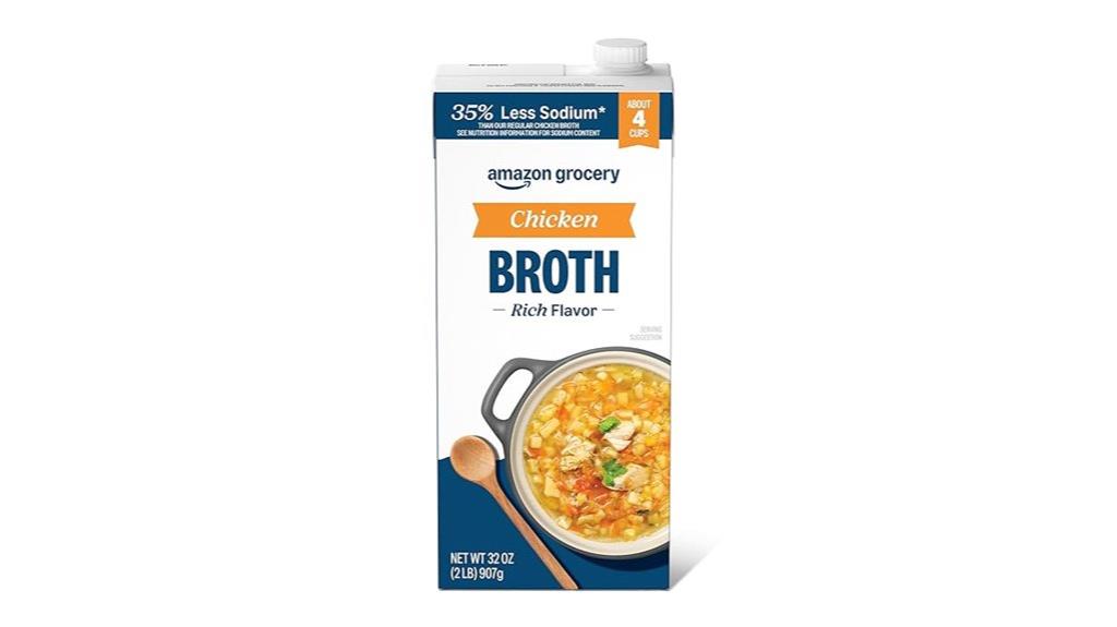 low sodium chicken broth