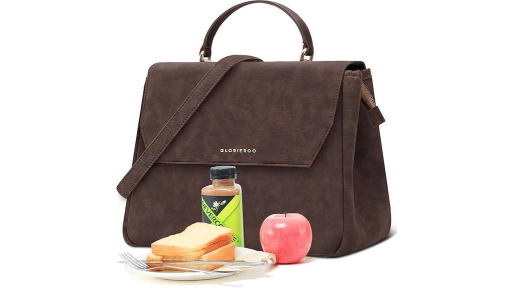 luxury vegan lunch bag