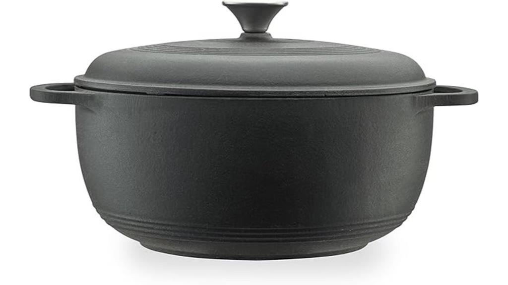 mercer 6 qt black dutch oven