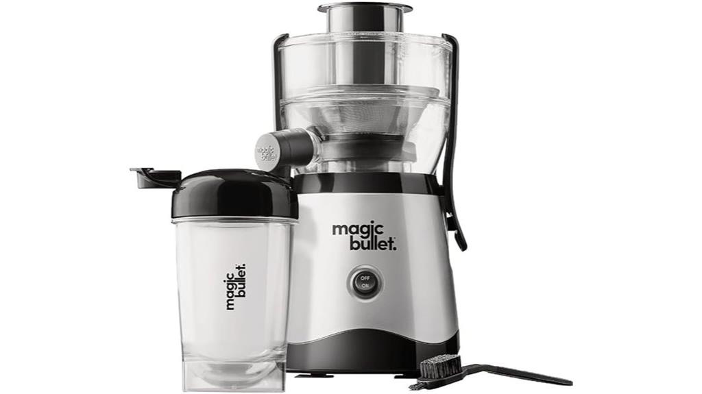 mini black silver juicer