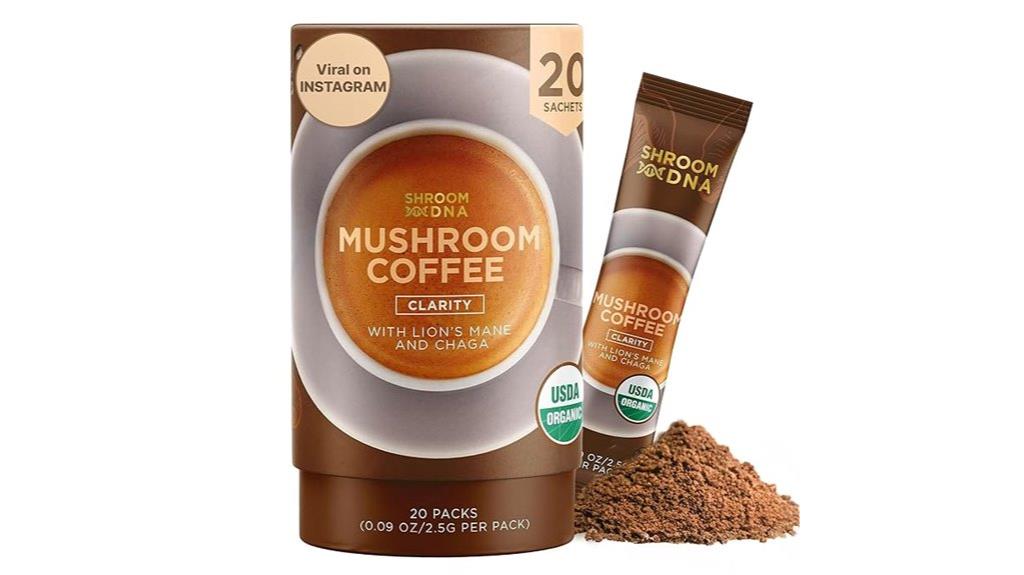 mushroom coffee 20 packs