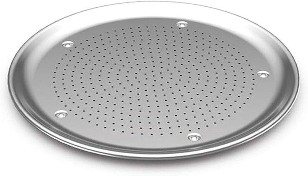 natural aluminum pizza pan